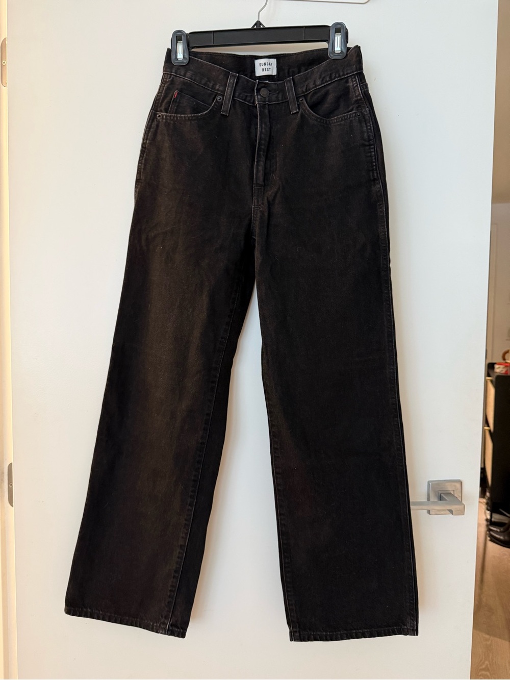 Sunday Best Women's Black Wide-Leg Jeans
